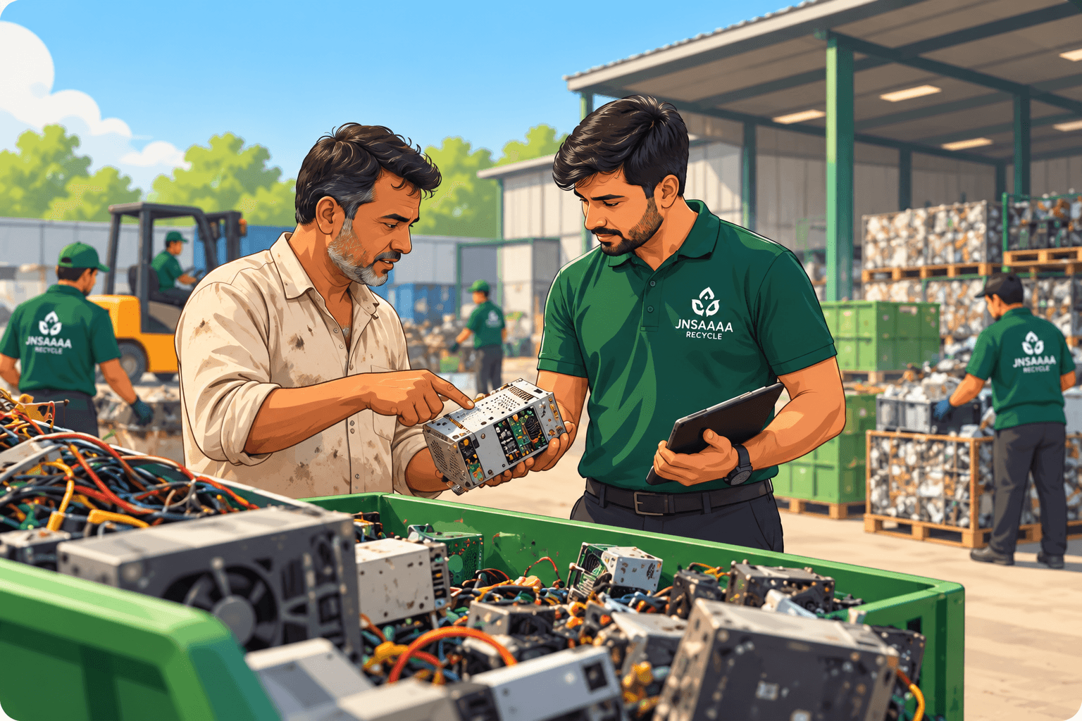 JNSAAAA Good Material Shouldn't Go To Waste - E-Waste Recycling Yard Assessment